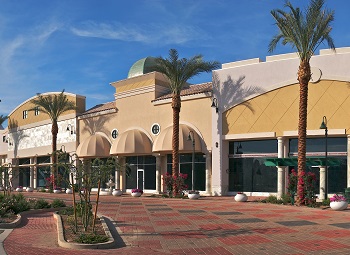 Commercial store fronts in Florida