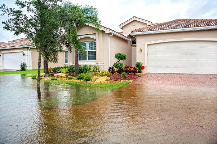 Flooding Outside Home